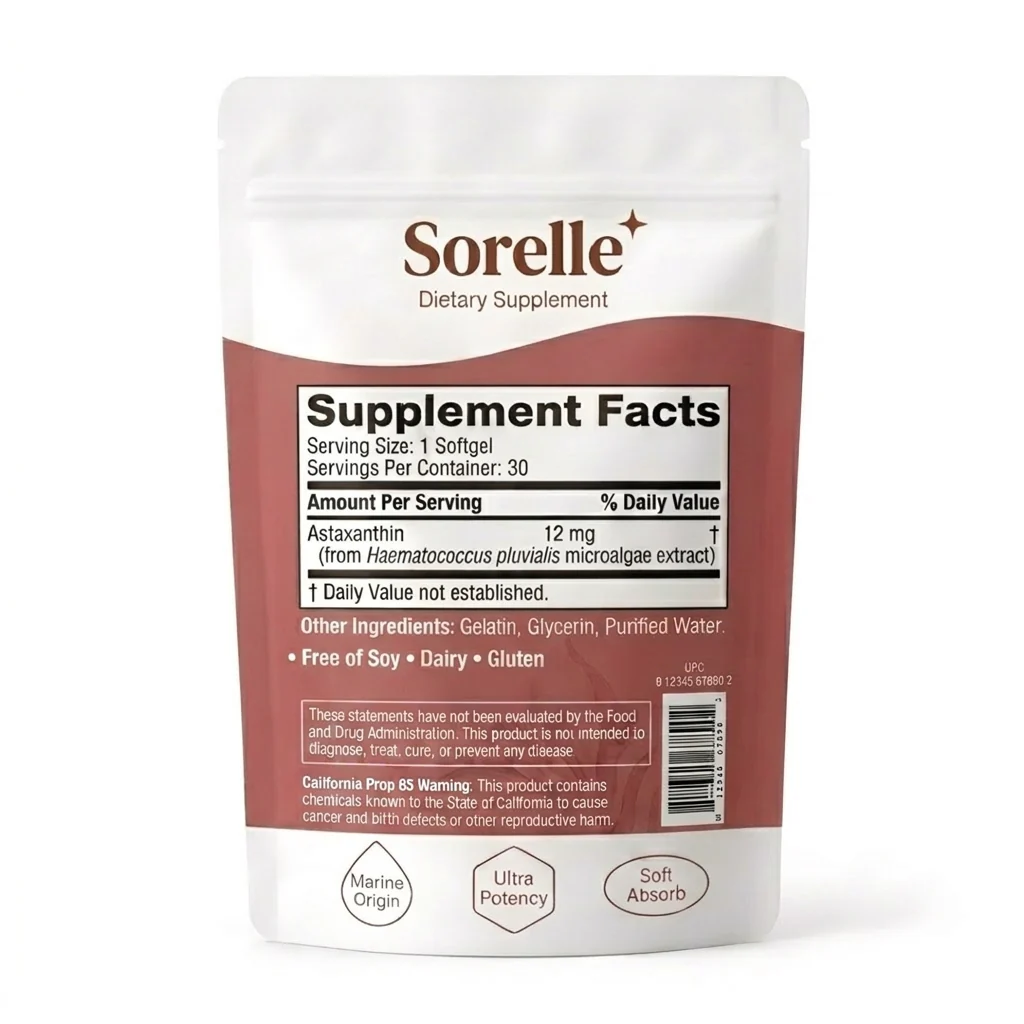 Sorelle Astaxanthin 12mg - Image 9